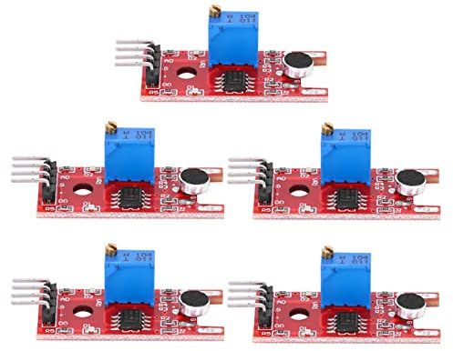 Modulo del sensore sonoro Ultra Small Amplificatore Professional Microfono ad alta sensibilità 5pcs Kit per l'installazione su varie piccole apparecchiature