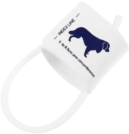 ARTSEWPLY Blutdruckmanschette Für Tiere 3 Nr (5-9,5 Cm) Vliesstoff Tpu Universelle Blutdruckmanschette Für Katzen Und Hunde Veterinärmedizinische Überwachung