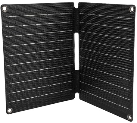 KAKAKE Chargeur de Panneau Solaire Portable en Silicium Monocristallin Haute Puissance 16 W pour les Aventures en Plein Air