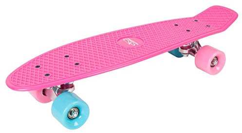 HUDORA Skateboard Retro Skate Wonders, rosa - Skateboard Vintage, 12152, M