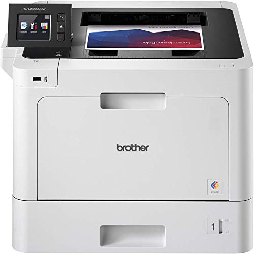 Brother Business-Farblaserdrucker, HL-L8360CDW, kabellose Netzwerke, automatischer Duplexdruck, mobiler Druck, Cloud-Druck, Amazon Dash Replenishment bereit, weiß