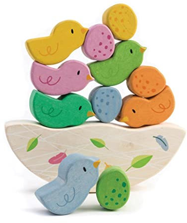 Tender Leaf Toys Balancierspiel Vögel (Holzspielzeug, Material Holz, Kinderspielzeug, unterstützt die Feinmotorik, Bunt) 7508457