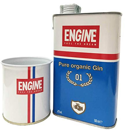 Gin Engine Cl.50 Con Bicchiere Basso In Metallo