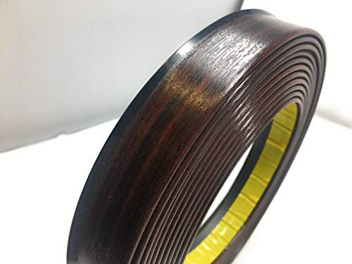 Mahagonie Flachleiste Abdeckleiste Klebeleiste Fensterleiste Länge 5m 3mm 30 mm mit Lippe 5.-/1 m