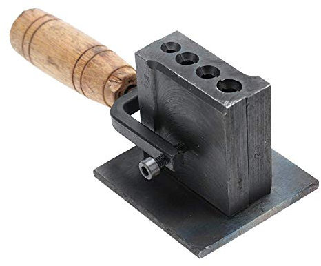 YRHH Moule À Bijoux, Moule À Rainures À l'huile avec Pince À Bijoux en Fer Lingotière À Bijoux, Ciseau À Tôle, Moulage en Argent Doré