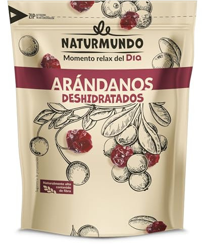 DIA NATURMUNDO arándanos rojos deshidratados bolsa 150 gr