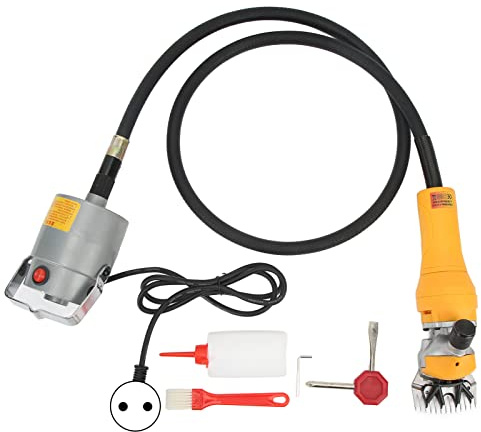 Elektrische Schafschermaschine, 1000W, 13 Zähne, Kohlenstoffstahl, 28000 U/min, für Schafe Ziegen Lamas Alpakas, mit Aufbewahrungsbox