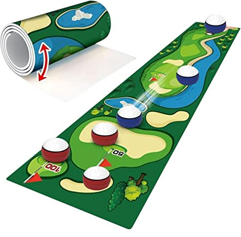 KIXS Tisch-Curling-Spiel | Lustiges Curling-Spielset für Kinder | Table Top Fun Family Games Curling-Brettspiel-Sets für Reisen und drinnen