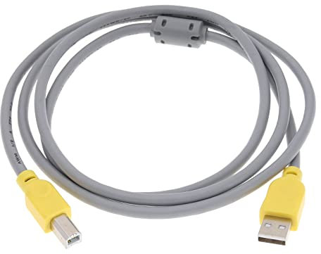 Be In Your Mind Cable USB A a USB B de repuesto USB A a B MIDI Cable de interfaz tipo A a tipo B Accesorios de cable de alta velocidad para teclados MIDI, tambores, controladores DJ