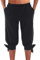 LVCBL Leinenshorts Herrenshorts mit Taschen Bermudahose Freizeitkleidung Schwarz XL