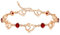 Cosie Lily Bracciale Donna Argento 925 Bracciale Cuore Placcati Oro Rosa Mamma Gioielli Regalo Idea Compleanno Festa Della Mamma Compleanno Anniversario Valentin's Day