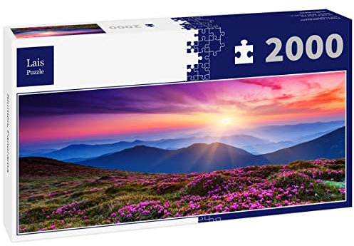 Lais Puzzle Blumen, Panorama 2000 Teile Panorama