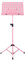 Music Stand Professional Guitar Guzheng Violin Home Music Score Piano Score Music Music Rack Music Shelf Music Tabelle Tragbare Faltung (Color : Pink_1.7m)