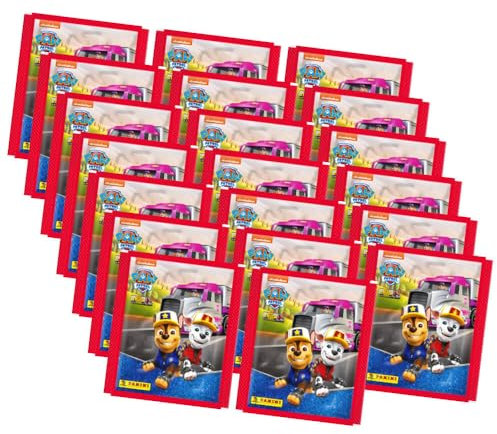Panini Paw Patrol Sticker Serie 9 - Big Truck (2023) - Sammelsticker - Auswahl (20 Tüten)
