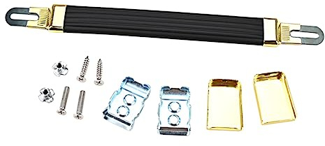 Toyvian Pvc Maniglia Viti in Oro e Estremità Metalliche per Amplificatore