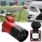 Kfz-Entlade Adapter, Adapter V2L für EV 3.5KW 16A 220V Tragbar Adapter Typ2 auf Europäische Standardsteckdose Umwandeln Kfz-Entladeadapter von Fahrzeug zu Last Kompatibel mit IEC 62196-2 Typ 2 EV