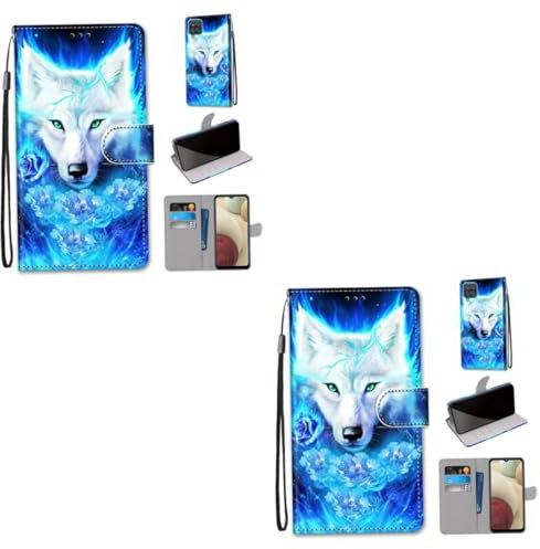 Gadpiparty 2pcs Case Wavy Phone Cover Scratchproof Practical Stand Easy Install Card Holder for