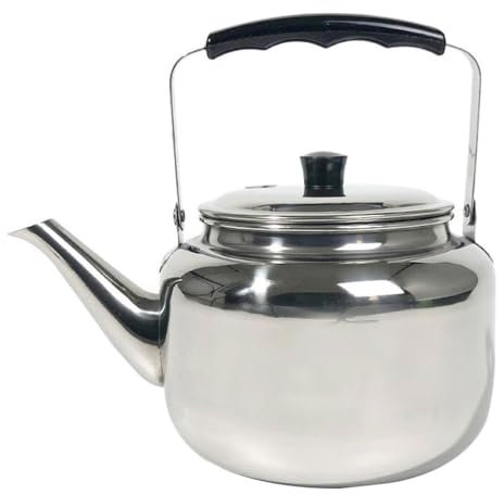 TOVINANNA Wasserkocher aus Edelstahl laut pfeifende Teekanne laute Teekessel Vintage elektrische Teekanne chinesische Teekanne verdickter Wasserkocher Wassertopf Haushalt kleine Werkzeuge, 101I5EV19QVKN21J9QRH10XGX
