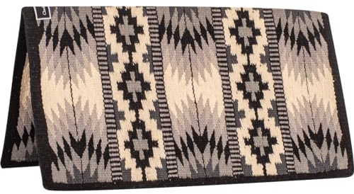 Classic Equine Show Blanket, Black-Grey, 34-inch x 38-inch