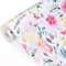 43cm *10m Floral Wrapping Paper Roll With Various Flower,Topeedy Recyclable Gift Wrapping Paper, Pink Flower Wrapping Paper Roll,Suitable for Birthday,Wedding,Festival Gift Decorations-flower