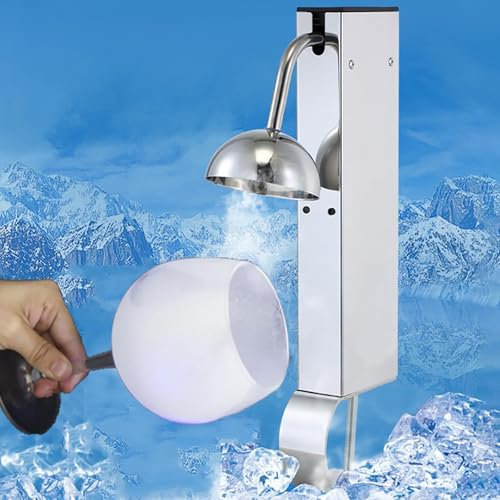 Enfriador de Vidrio de CO2 para Tazas y Vasos, máquina para Hacer Vasos de Hielo en encimera de 28 W, enfriamiento rápido a -40 °C en 6 s, Enfriador de Vidrio, congelador, para cócteles, Cerveza