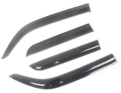 Yurefax for Audi, Q3 8U Q5 8R Q7 4L Auto-Seitenfenster-Windabweiser, Visiere, schwarzer Regenschutz, Fensterlüftungsblenden, dunkler Rauch, Ventvisor Windabweiser für Autofenster(for Q5 8R 2009-2016)