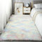 Homesally Shaggy Hochflor Teppich Flauschig rutschfest Waschbar Moderne Deko Teppich für Schlafzimmer, Wohnzimmer,Bunt,200cm×300cm
