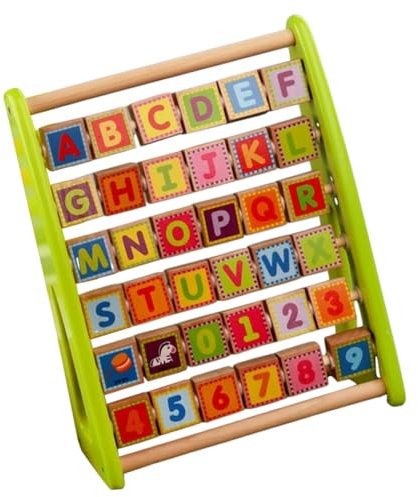BESTonZON Zahlen-lernbrett-Rack Kinder-Alphabet-erkenntnis-Spielzeug Hölzernes Lernspielzeug Pädagogisches Spielzeug Für Kinder