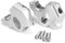 Lenkererhöhung Motorrad-Lenkererhöhung Für B&MW R 1300 GS Adventure R1300GS GS1300 ADV 2024 – Lenkerklemmverlängerungsadapter Lenker Riser Clamp(Silber)