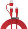 TECHGEAR 2in1 100W USB A/C to USB C Soft Silicone Charger Cable Fast Charging 5A Tangle Free Cable Compatible with MacBook Pro/Air, iPad Air/Pro 2024, iPhone 16, Galaxy S25 Ultra, PS5, Switch (2M)