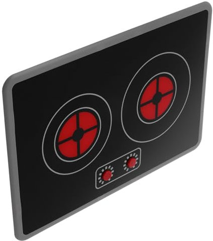 Milisten Boys and Girls's Pretend Play Kitchen Realistic Induction Cooker Toy Sound and Girls Kitchen Accessory Set