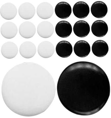 Abaodam 360pcs Go Chess Pieces Delicate Chess Pieces Broken Resistant Props for Go Game Board Game