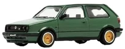 1:64 Für Golf GTI Mk2 Eiche Grün Legierung Auto Modell Statische Display Sammler Souvenir Druckguss Fahrzeuge Modell