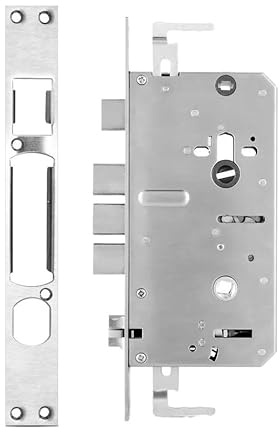 Serratura Porta 6068 24 * 240 Corpo serratura porta di sicurezza in acciaio, meccanica e accessori for corpo Larghezza 75mm(6068-24-240)