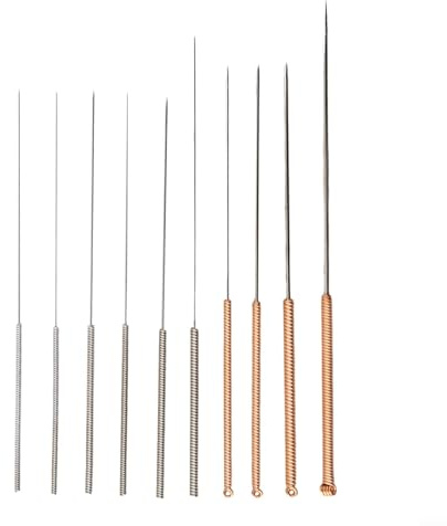 Stainless Steel Nozzle Cleaning Needle Set 0.15mm to .0mm for Maintenance, Filament Removal and Nozzle Unclogging Tool, Fits