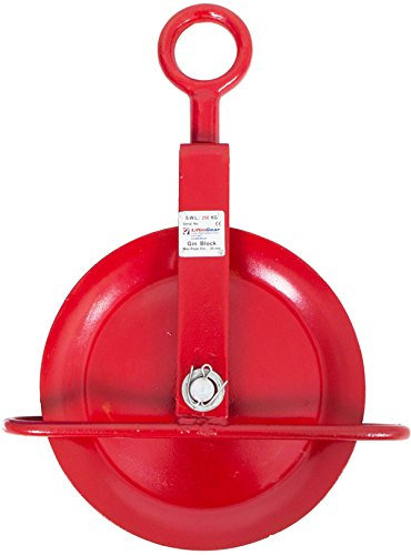 LiftinGear 250kg Gin Wheel Scaffolding Roofing Pulley 250mm Diameter