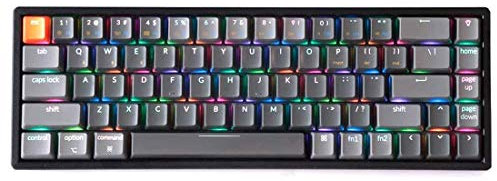 Keychron USA K6 Bluetooth RGB Backlit Hot-Swap Tactile Aluminium Mac/PC 65% Keyboard