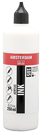 Amsterdam Acrylic Ink Bottle 250 ml Titanium white 105 (17301050)