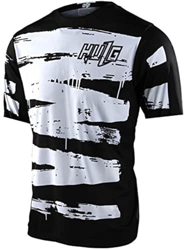 Herren Mountainbike MTB Top Kurzarm Atmungsaktiv Bequem Weich Feuchtigkeitstransport Radtrikot?Kurzarmtrikot Für MTB Rennrad/Multisport/Fitness (style-11,L)