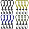 16 Pezzi Tenditori con Gancio Gancio Corda Elastico 15cm Ganci per Tende da Campeggio Tenditore in Gomma Cinghia Fissa Accessori per Tettuccio da Campeggio con Coulisse