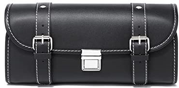 Satteltaschen Für Motorrad, Motorrad Hecktasche Vintage, Leder Wasserdicht Werkzeugtaschen, Universal- Gro?e Kapazit?t Multifunktionale Motorrad Hecktasche, Für Motorräder Und Fahrräder
