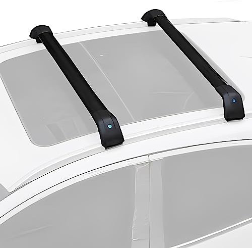 2 stück Dachgepäckträger Dachträger Cross Bar für Toyota Auris Touring Sports (2013-2021), Dachträger Querträger Top Crossbar Dachregal Relingträger,B