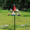 ZZYYZZ Sailboat & Lighthouse Whirligig Wind Spinner, Kinetic Art Windmills Sculpture, Whirligigs Sailboat Whirly Spinners, Garden Whirl Gigs Ornaments Decor, for Outdoor Yard Patio Lawn