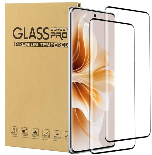 CONAPIKA 2 Piezas Protector de Pantalla para OPPO Reno 11 5G Cristal Templado, Dureza 9H, Ultra HD, Anti-Scratch, Sin Burbujas, Alta sensibilidad 3D Cobertura Completa Protector