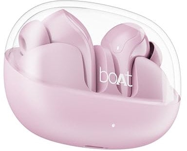 boAt Airdopes 311 Pro Truly Wireless in Ear Earbuds, Up to 50 Hrs Playtime, Dual Mics, Low-Latency Mode, ASAP Charging, IPX4, IWP Tech, BT v5.3 (Lavender Rush)