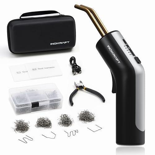 inokraft Soldador de plástico, kit de soldadura de plástico