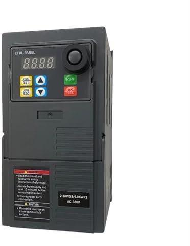 Convertisseurs de fréquence 0,75 KW 1,5 KW 2,2 KW VFD 220 V 380 V Variateur de Vitesse de Moteur à fréquence Variable(3kw,1ph220V)