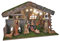 zeitzone Weihnachtskrippe mit Beleuchtung LED Holz Krippenfiguren Weihnachten Handbemalt