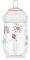 Mepal - Babyflasche Mio - Transparente Kappe zur Aufbewahrung - Anti-Kolik Babyflaschen - Spiralförmiges Design verhindert Verstopfungen - Medizinisches Silikon - 240 ml - Sunshine & Rainbow