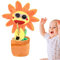 BommFu Singende Sonnenblume | Tanzendes Sonnenblumenspielzeug | Sprechende Sonnenblume | Leuchtende Sprechende Wiederholungsaufnahme - Saxophon, Weiche Blume, Musikali